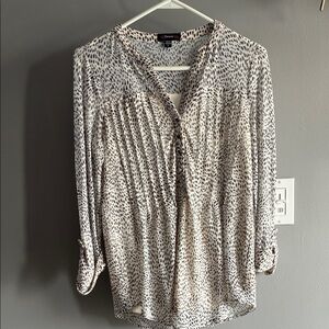 Cocomo Black and White Patterned Blouse